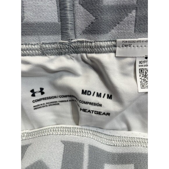 UNDER ARMOUR Leggings Mens Medium Heat Gear  Graphic  Compression Area Leg Med - Picture 5 of 13